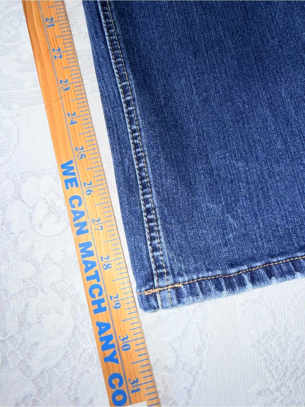 Seven7 Premium Denim Co. Men's Straight Fit‎ Blue Jeans Wash W34
